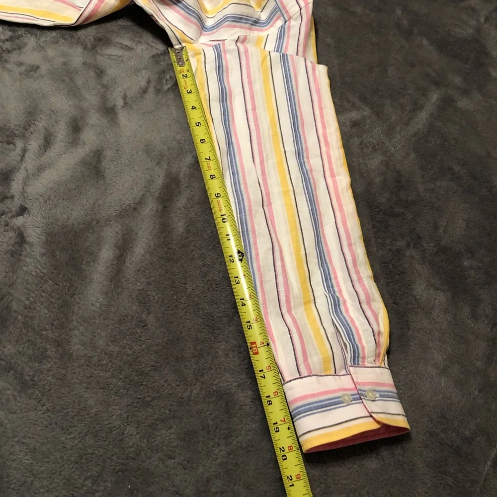 Lauren Ralph Lauren Striped Button Down Shirt - Picture 7 of 7